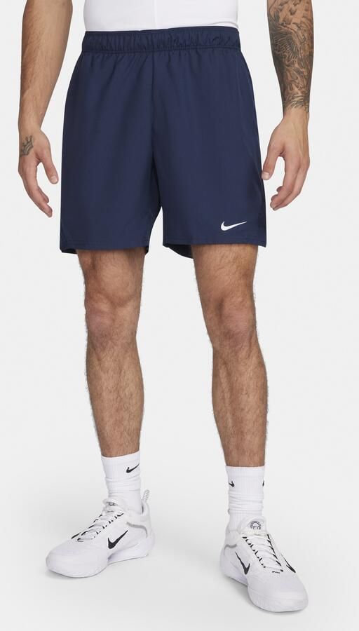 Nike Court Victory Dri-FIT tennisshorts voor heren (18 cm) Blauw - Foto 3