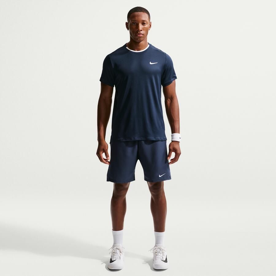 Nike Court Victory Dri-FIT tennisshorts voor heren (18 cm) Blauw - Foto 3