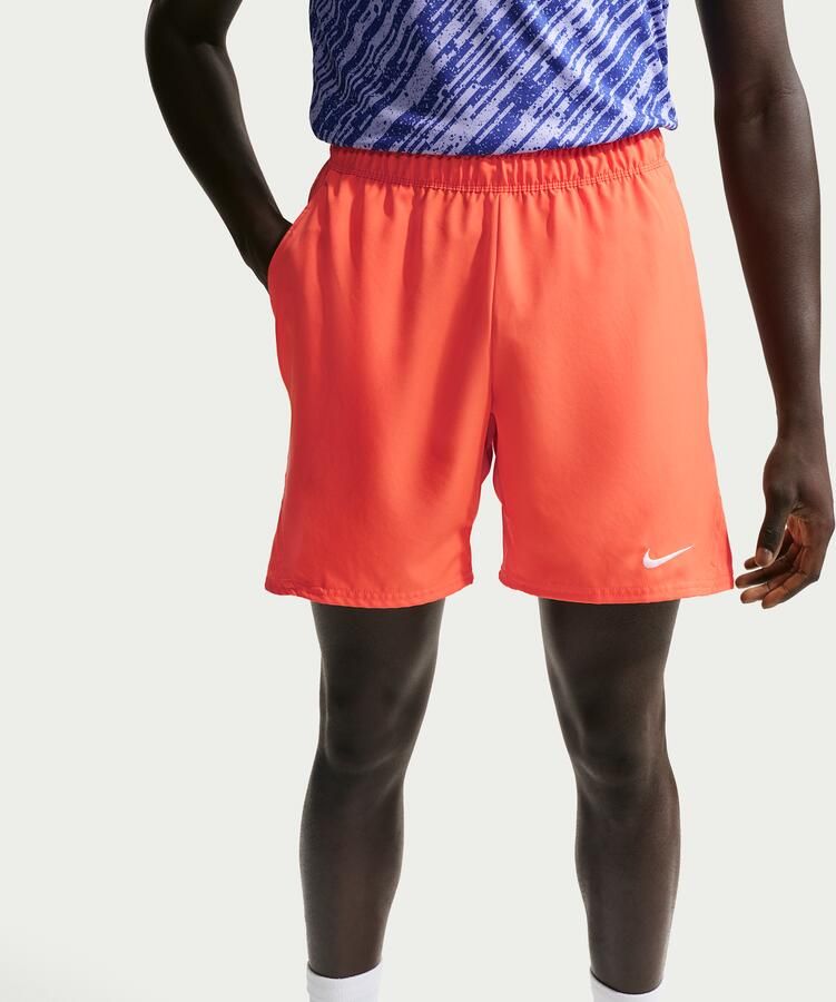 Nike Court Victory Dri-FIT tennisshorts voor heren (18 cm) Oranje - Foto 3