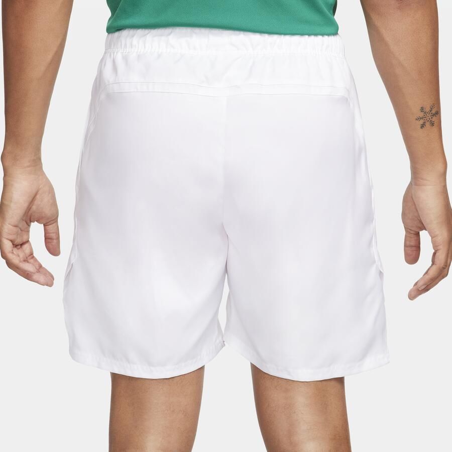 Nike Court Victory Dri-FIT tennisshorts voor heren (18 cm) Wit - Foto 2
