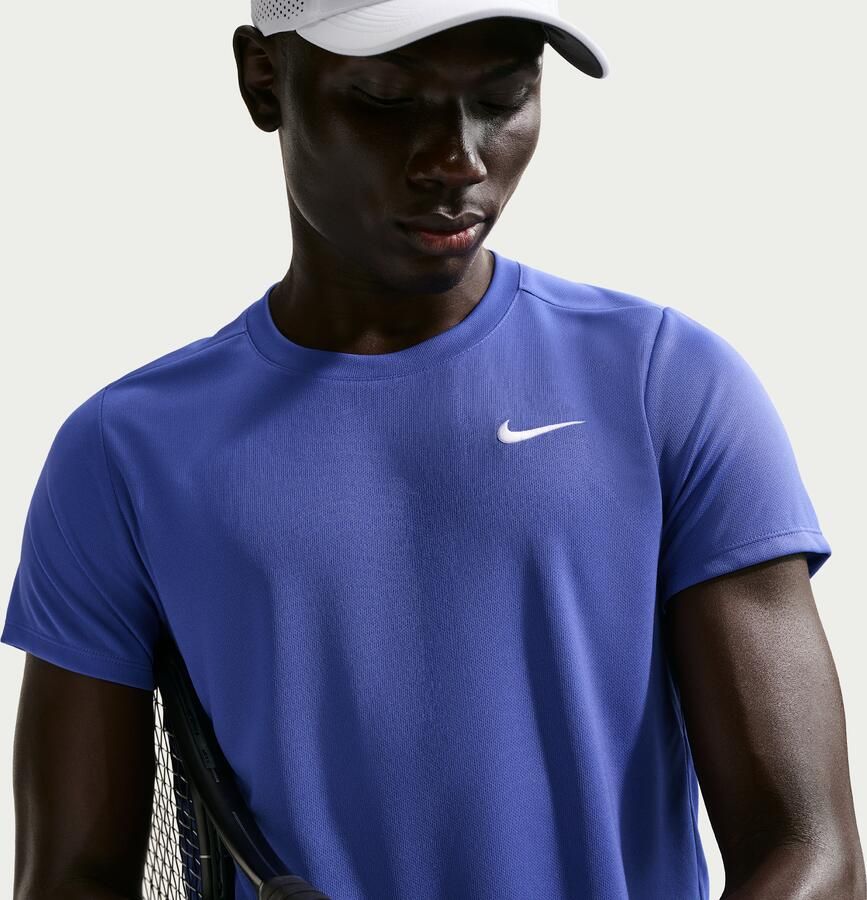 Nike Court Victory Dri-FIT tennistop voor heren Blauw - Foto 2
