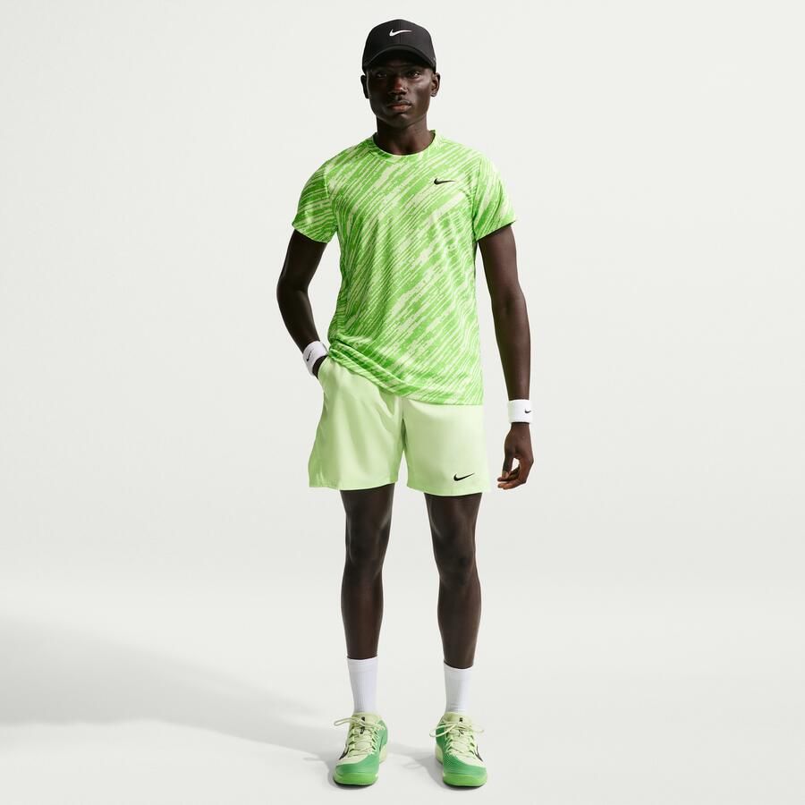 Nike Court Victory Dri-FIT tennistop voor heren Groen - Foto 2