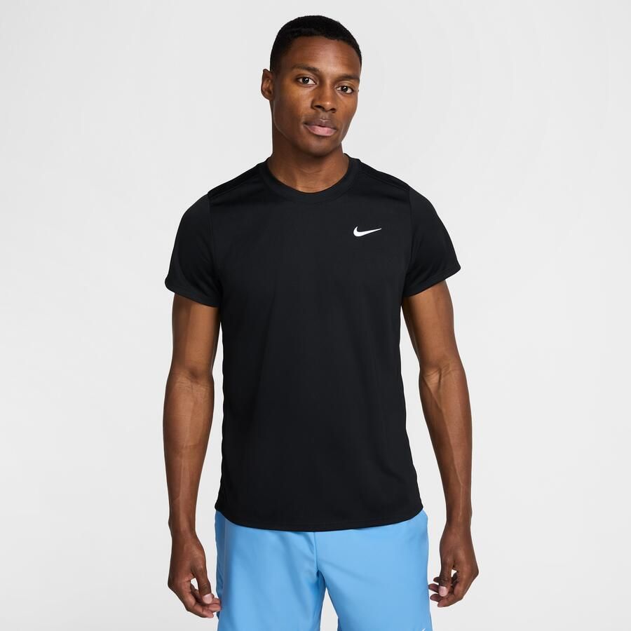 Nike Court Victory Dri-FIT tennistop voor heren Zwart - Foto 3