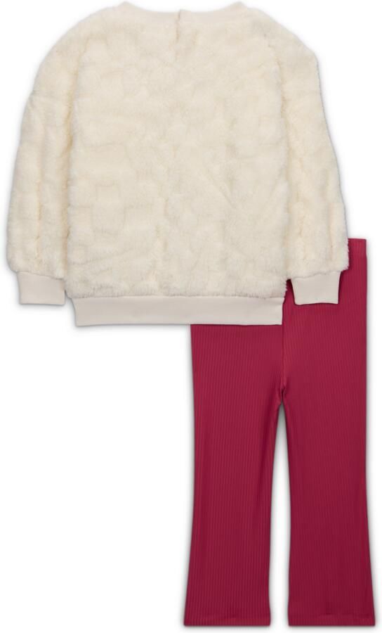 Nike Cozy tweedelige set met legging met uitlopende pijpen voor baby's (12-24 maanden) Roze - Foto 2