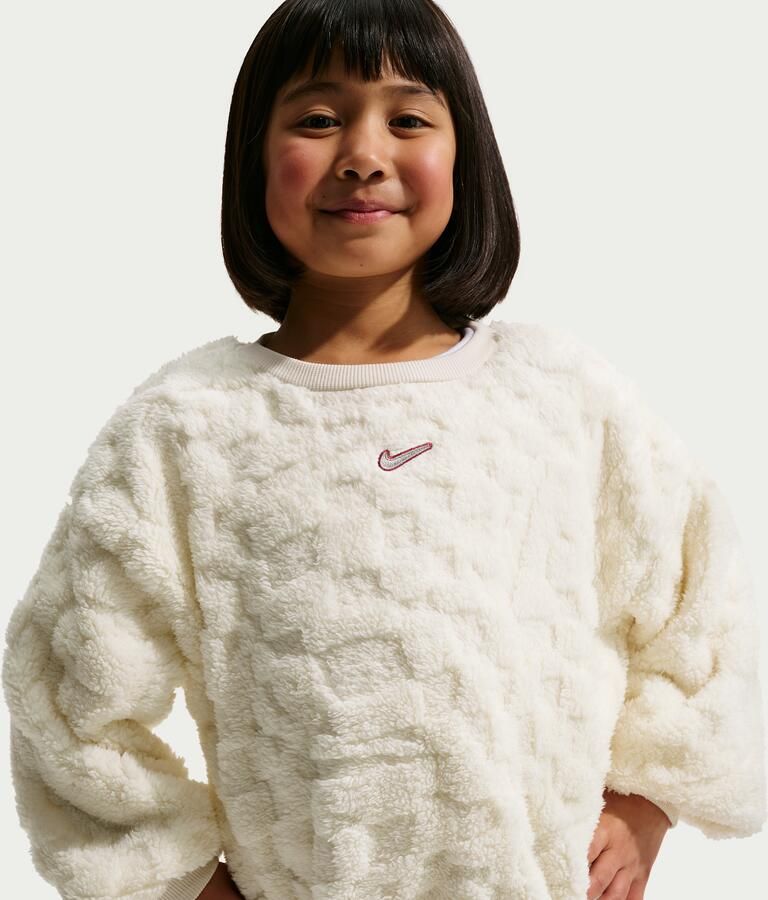 Nike Cozy tweedelige set met legging met uitlopende pijpen voor kleuters Roze - Foto 2