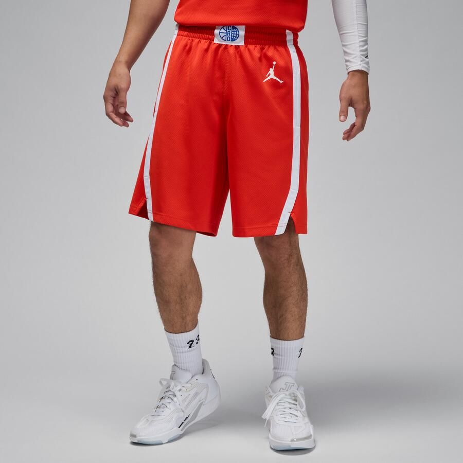Nike Croatia Limited Road basketbalshorts voor heren Rood - Foto 4