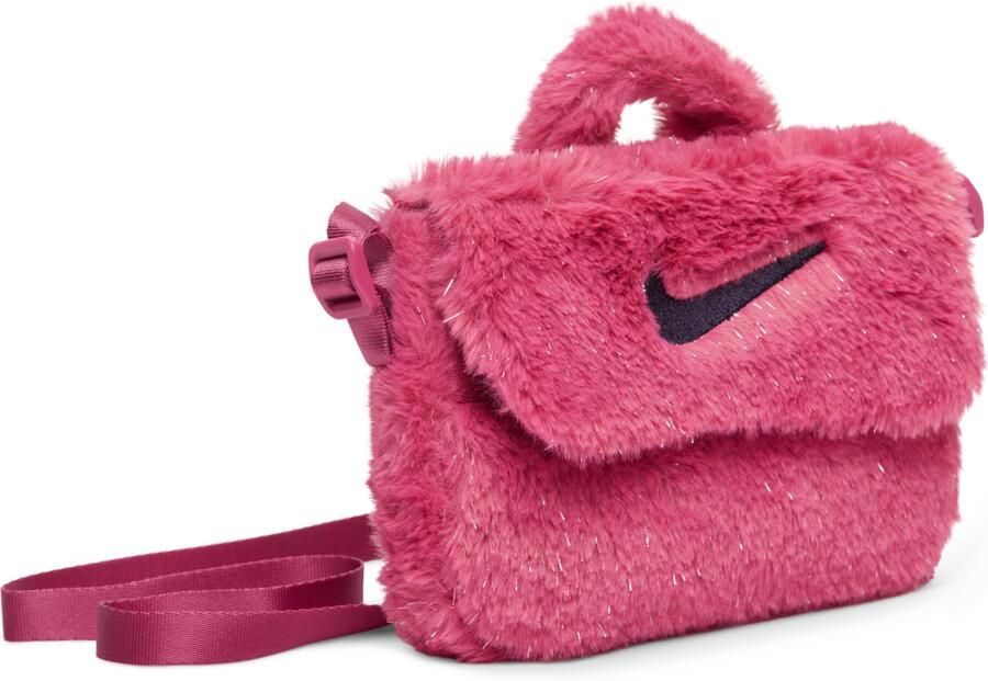 Nike crossbodytas van imitatiebont voor kids (1 liter) Paars - Foto 2