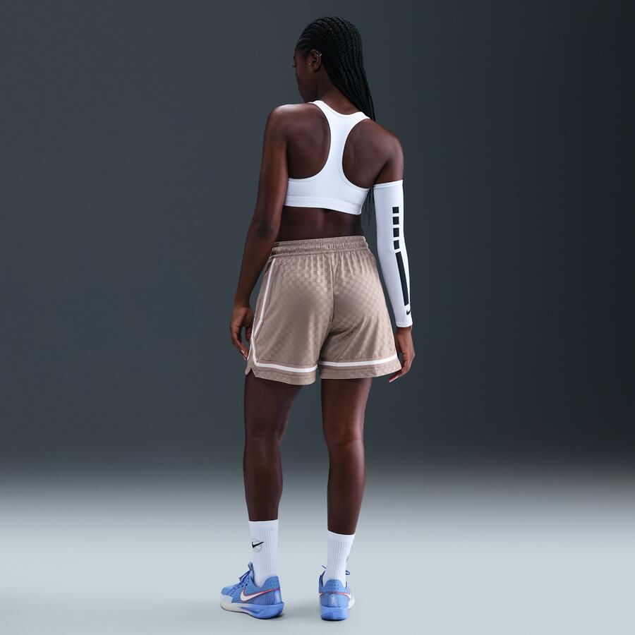 Nike Crossover Dri-FIT basketbalshorts voor dames Bruin - Foto 3