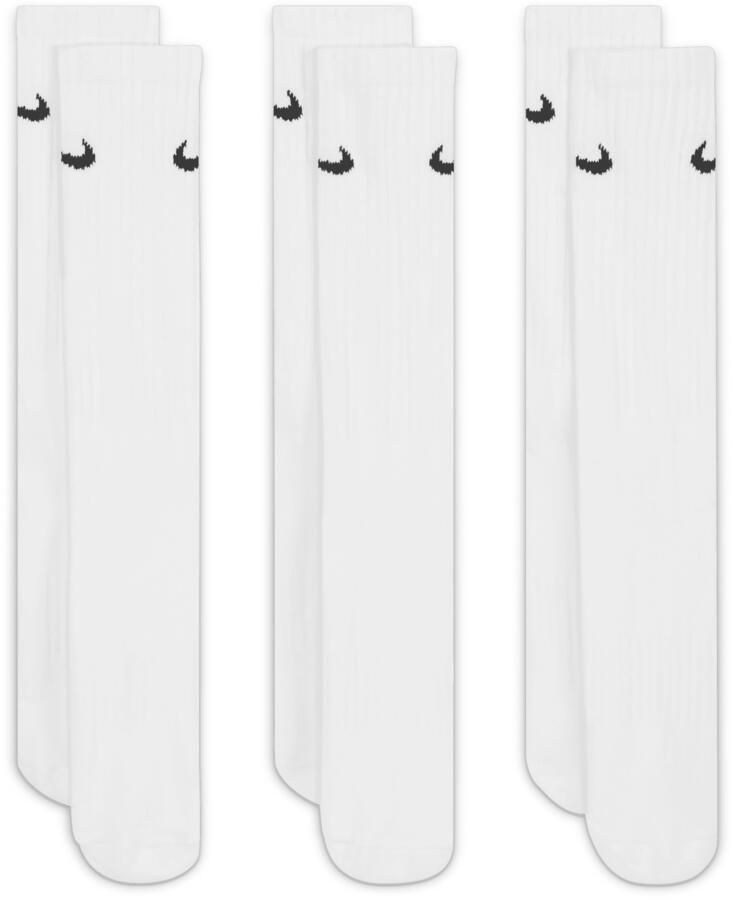 Nike "Sportieve Katoenen Sokken Set" White Unisex - Foto 4