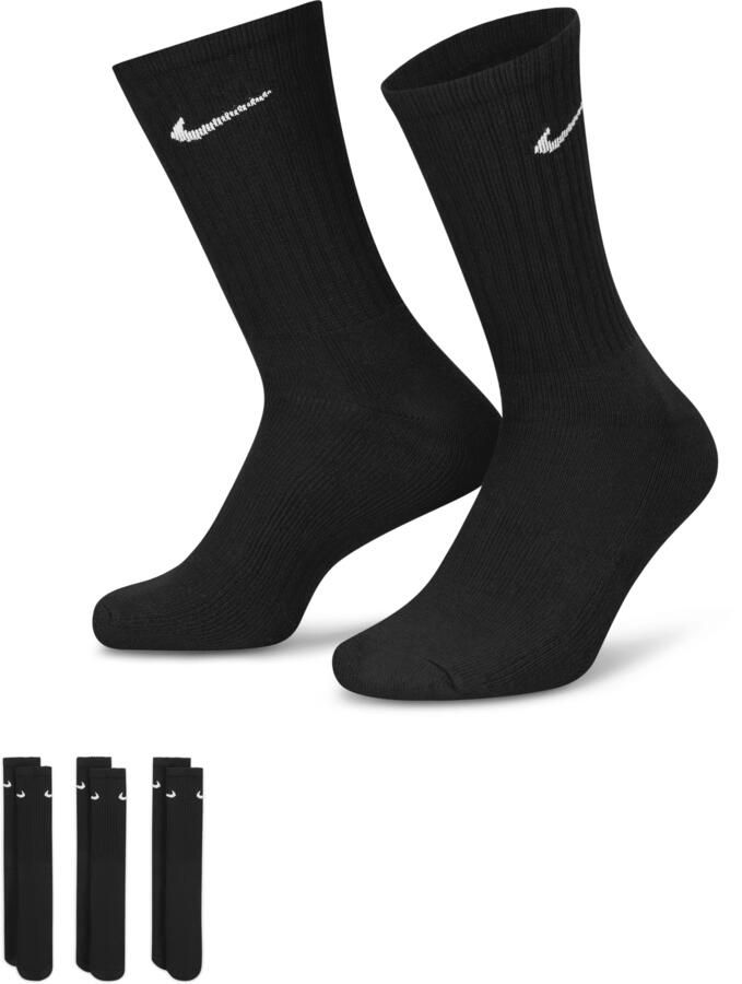 Nike Cushioned Crew trainingssokken (3 paar) Zwart - Foto 2