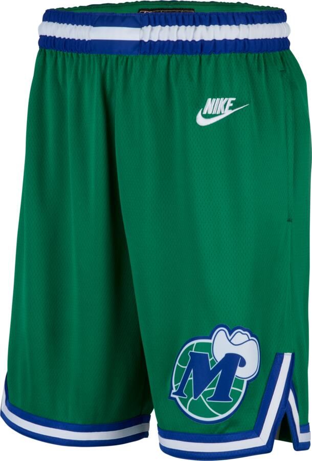 Nike Dallas Mavericks Swingman 2025 26 Hardwood Classics Dri-FIT NBA shorts voor heren Groen - Foto 3