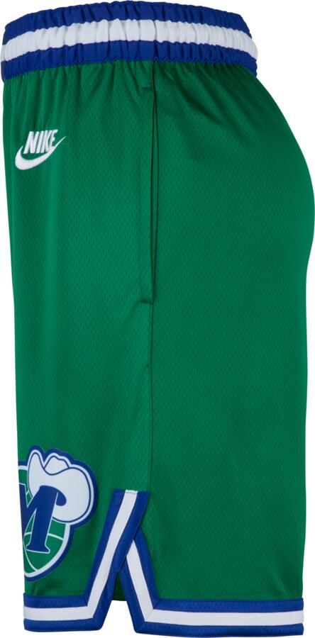 Nike Dallas Mavericks Swingman 2025 26 Hardwood Classics Dri-FIT NBA shorts voor heren Groen - Foto 2