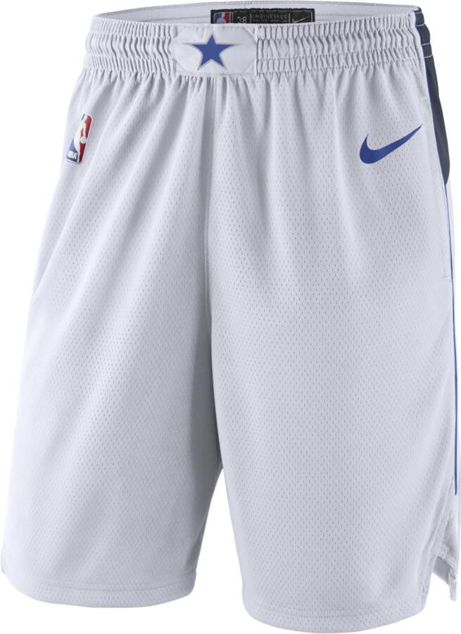 Nike Dallas Mavericks Swingman NBA-herenshorts Wit - Foto 7