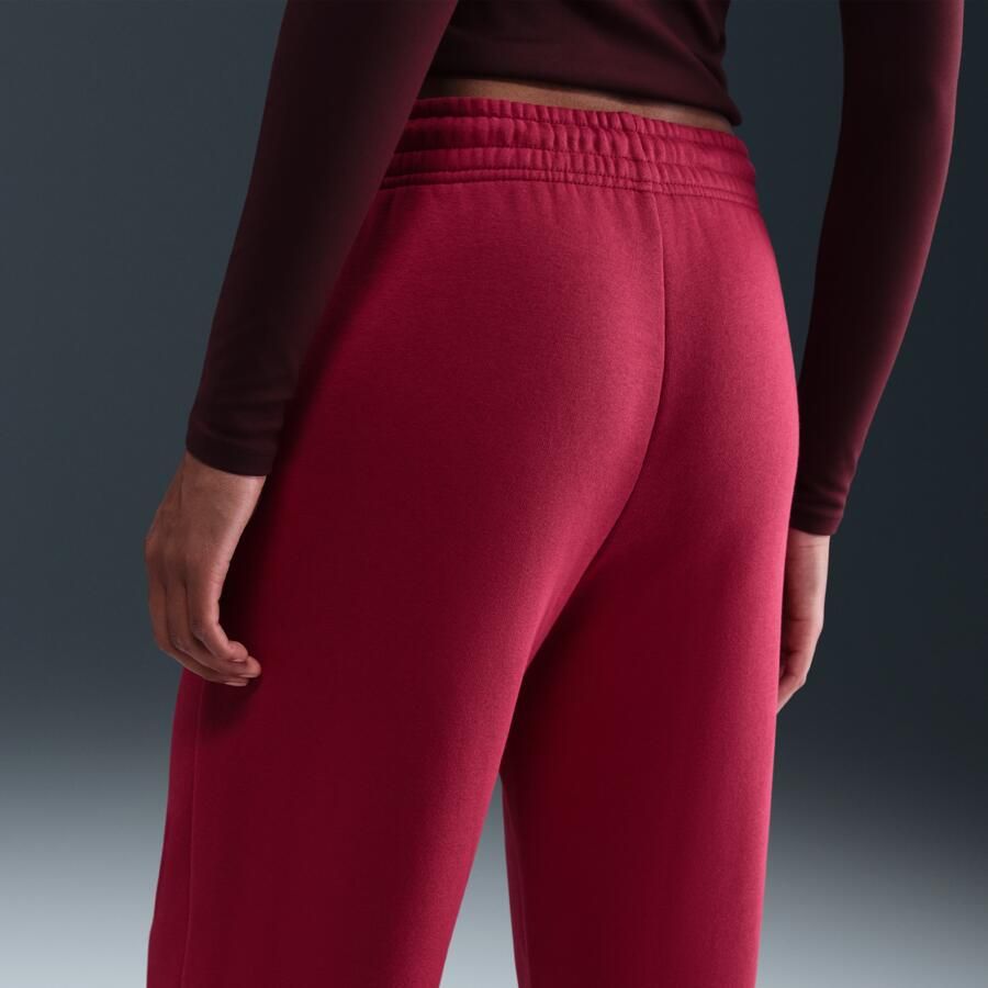 Nike damesbroek met hoge taille en wijde pijpen Rood - Foto 2