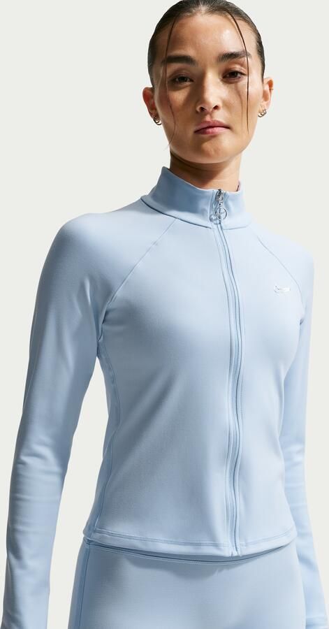 Nike damesjack met lange mouwen Blauw - Foto 4