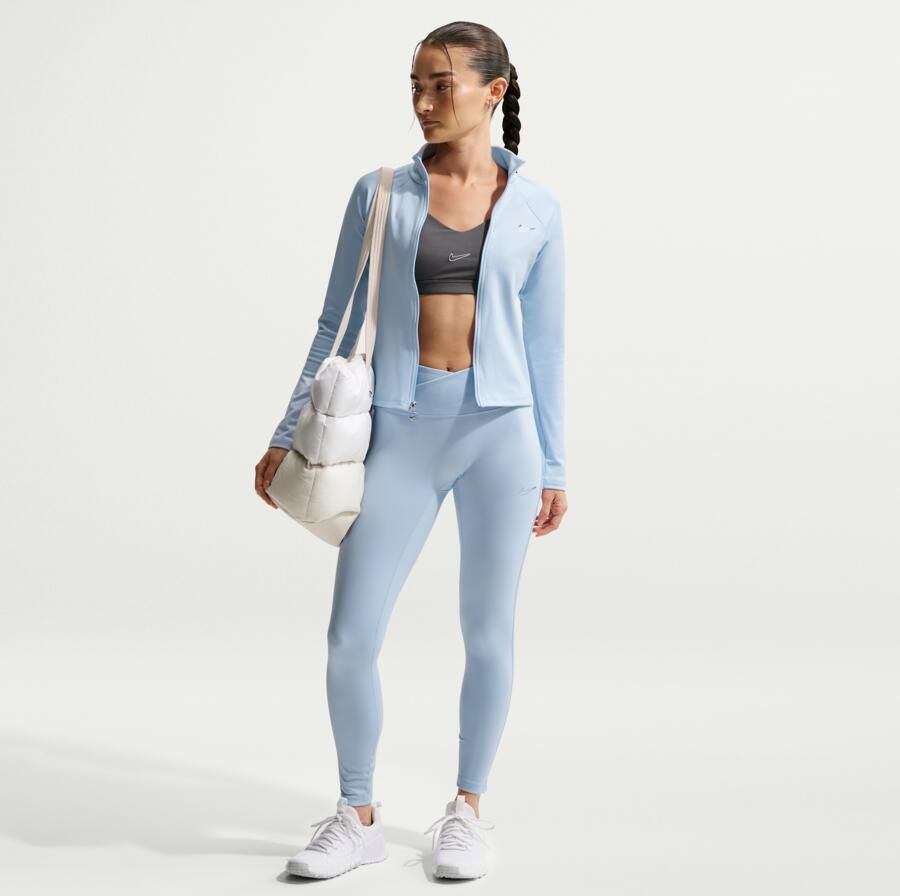 Nike damesjack met lange mouwen Blauw