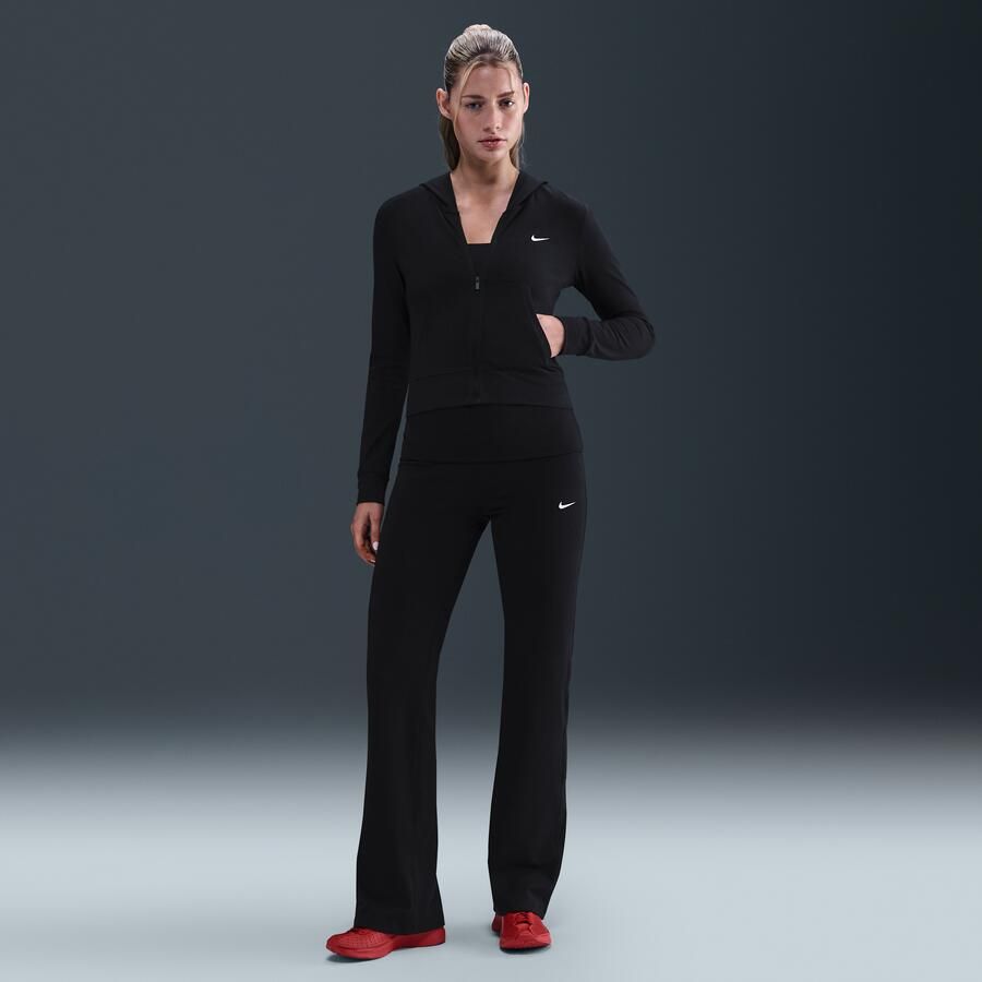 Nike damestop met rits over de hele lengte capuchon en lange mouwen Zwart - Foto 3