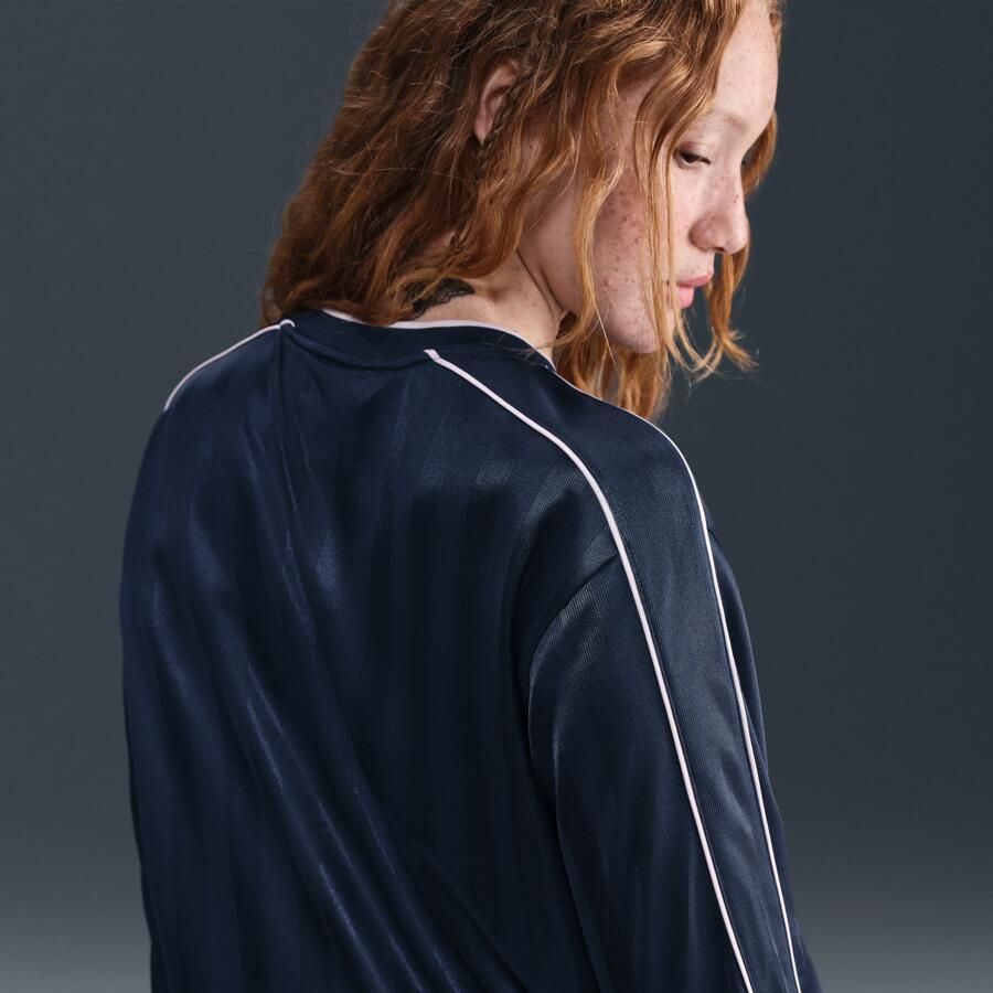 Nike damestop van jersey met lange mouwen Blauw