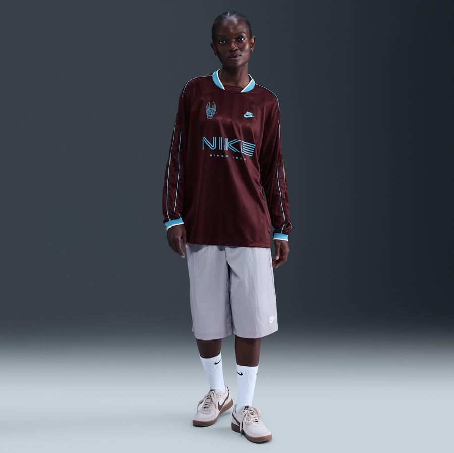 Nike damestop van jersey met lange mouwen Rood - Foto 3