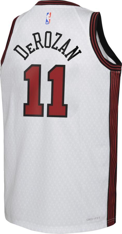 Nike Demar Derozan Chicago Bulls City Edition Swingman NBA-jersey met Dri-FIT voor kids Wit - Foto 2
