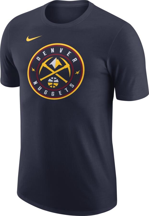 Nike Denver Nuggets Essential NBA-herenshirt Blauw - Foto 2