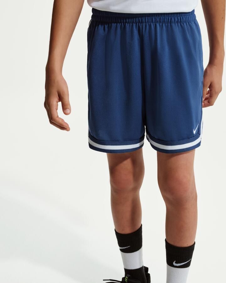 Nike DNA basketbalshorts voor kids (13 cm) Blauw - Foto 3