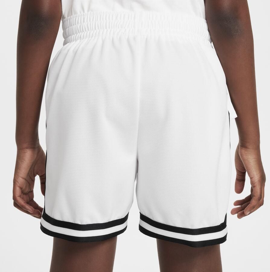 Nike DNA basketbalshorts voor kids (13 cm) Wit - Foto 3