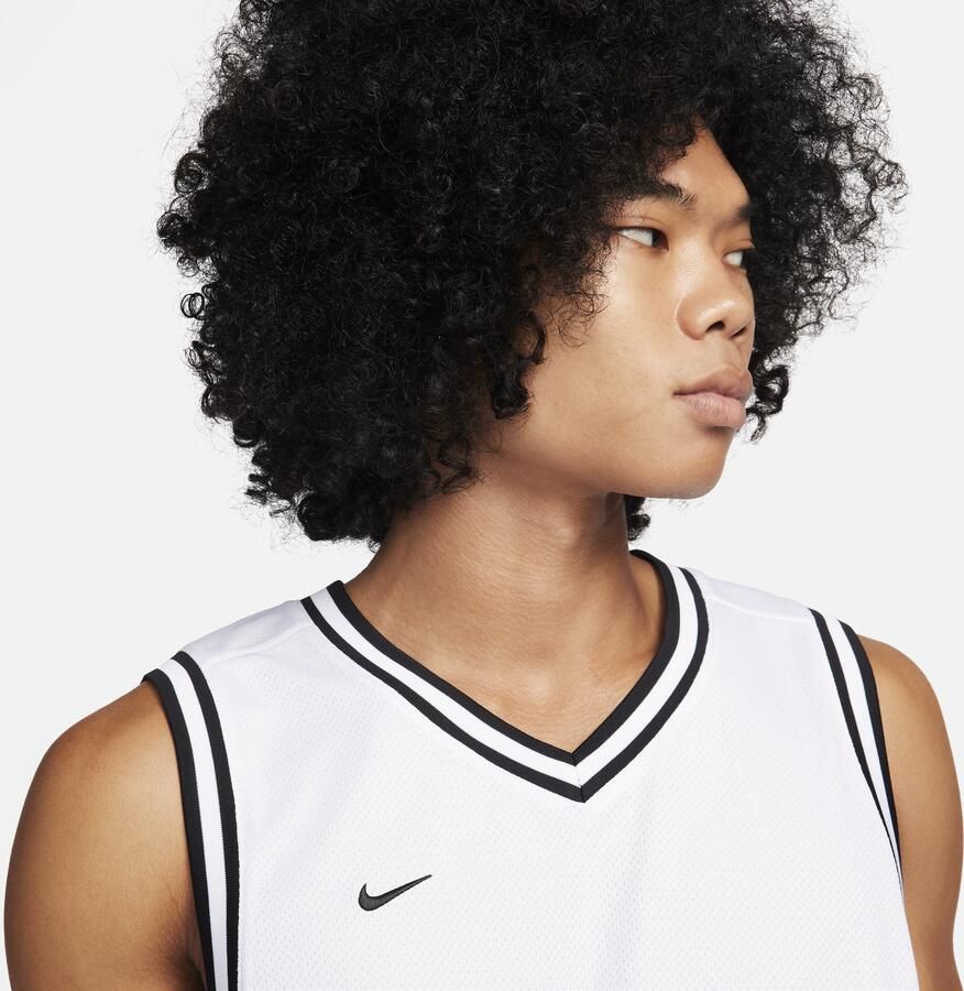Nike DNA Dri-FIT basketbaljersey voor heren Wit - Foto 2
