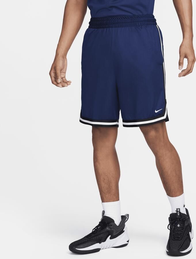 Nike DNA Dri-FIT basketbalshorts voor heren (21 cm) Blauw - Foto 4