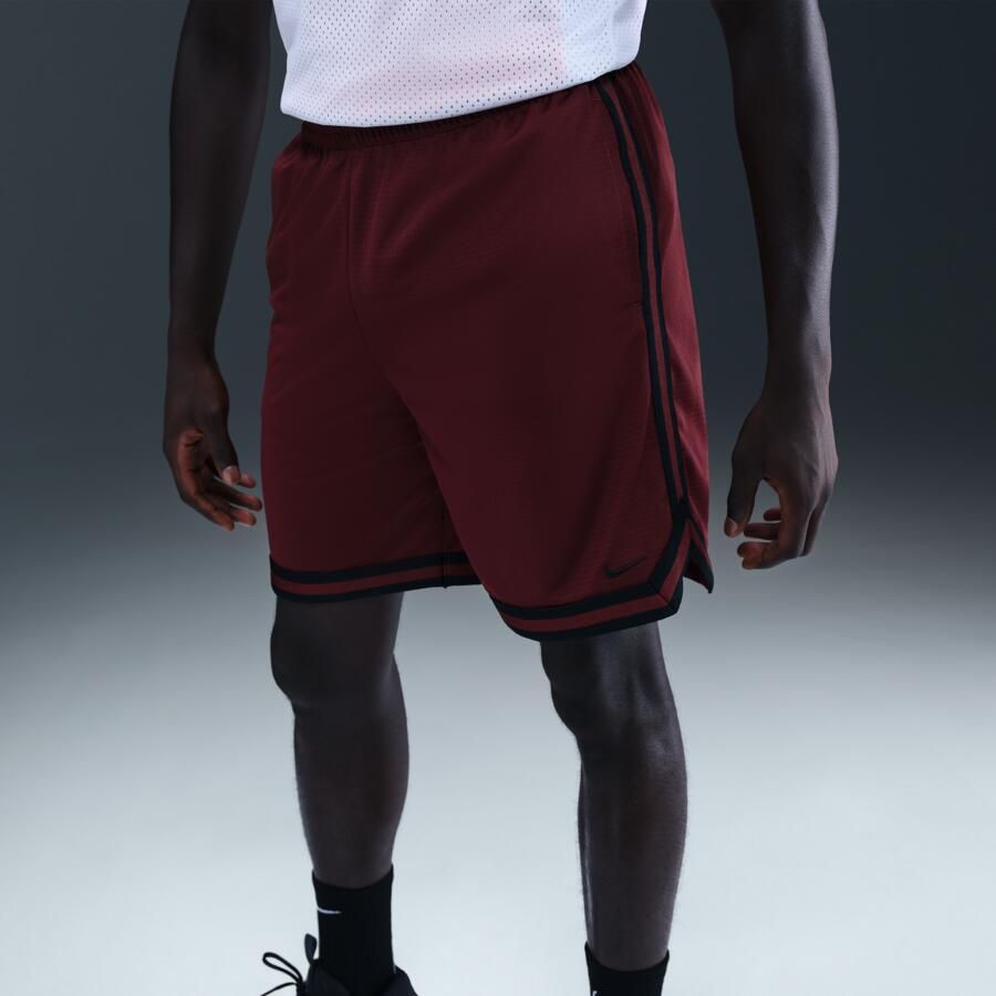 Nike DNA Dri-FIT basketbalshorts voor heren (21 cm) Rood