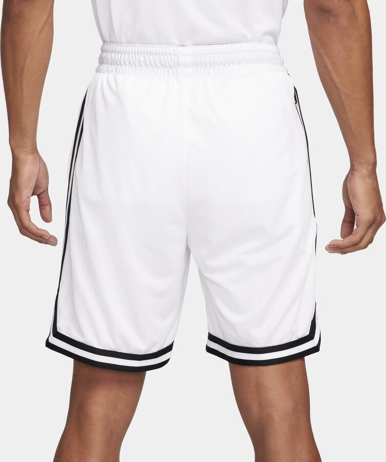 Nike DNA Dri-FIT basketbalshorts voor heren (21 cm) Wit - Foto 2