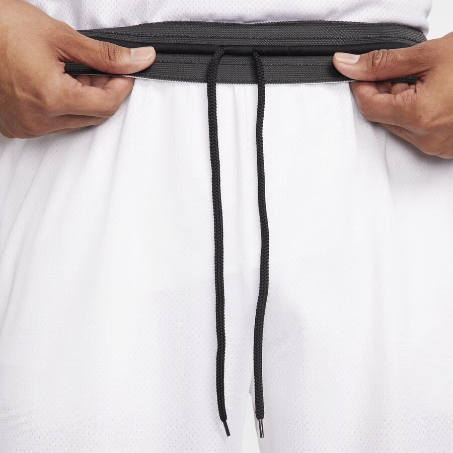 Nike DNA Dri-FIT basketbalshorts voor heren (21 cm) Wit