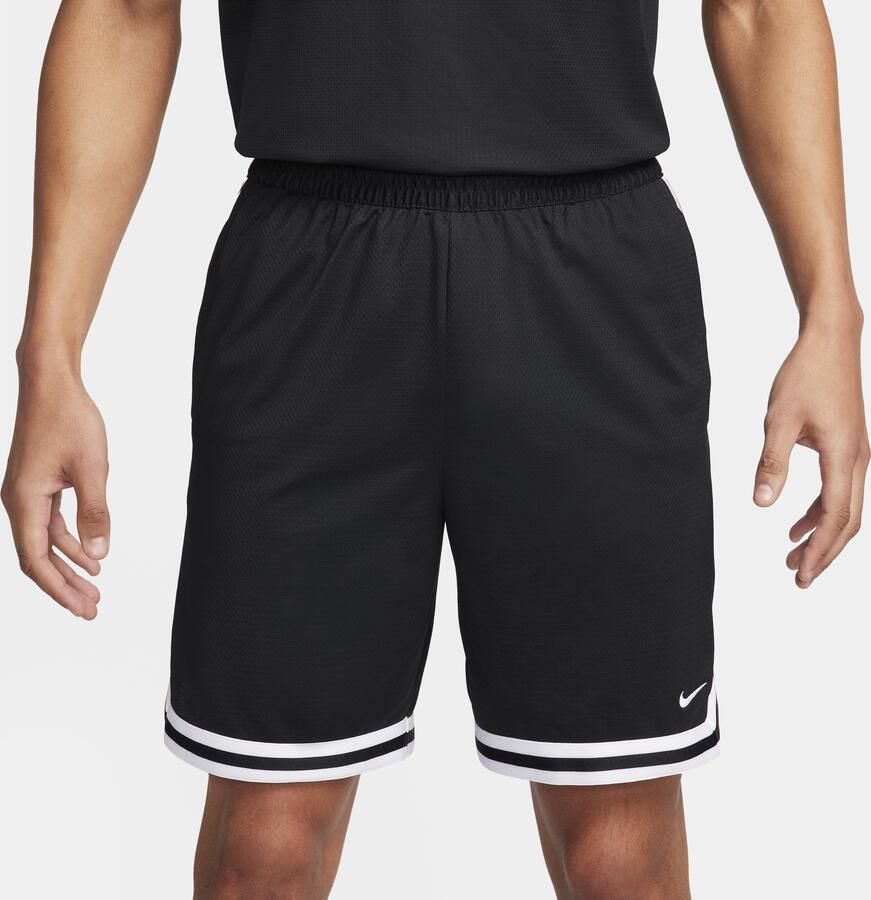 Nike DNA Dri-FIT basketbalshorts voor heren (21 cm) Zwart - Foto 4