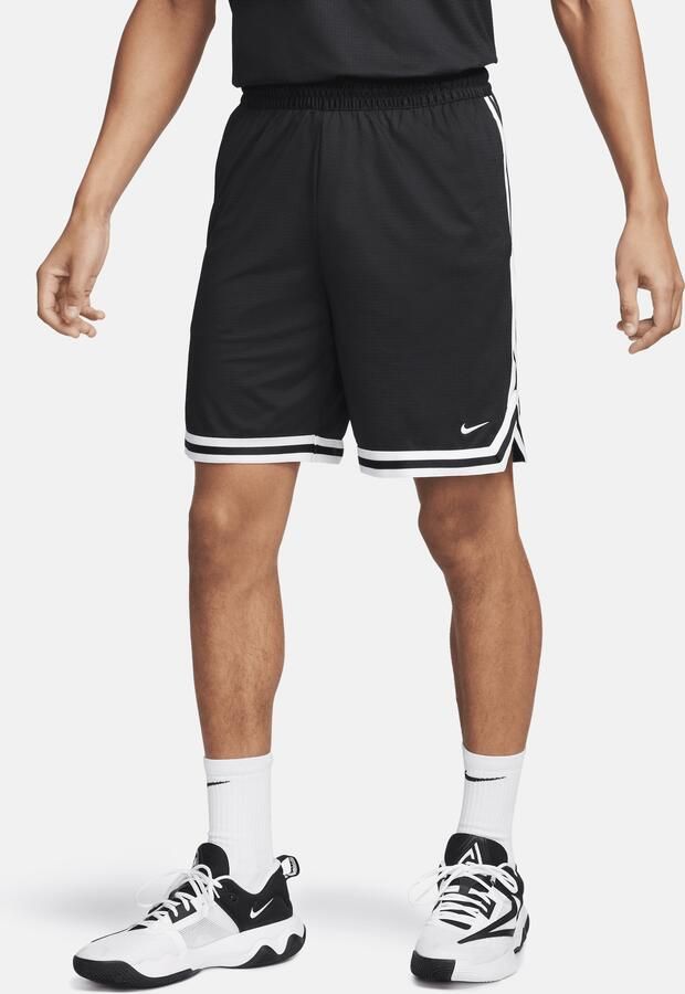 Nike DNA Dri-FIT basketbalshorts voor heren (21 cm) Zwart - Foto 3
