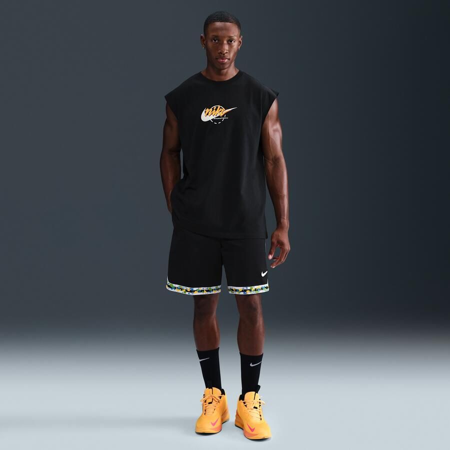 Nike DNA Dri-FIT basketbalshorts voor heren (21 cm) Zwart - Foto 4