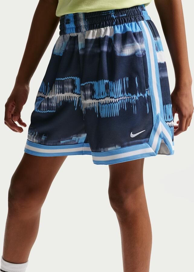 Nike DNA Dri-FIT basketbalshorts voor jongens (13 cm) Blauw - Foto 3