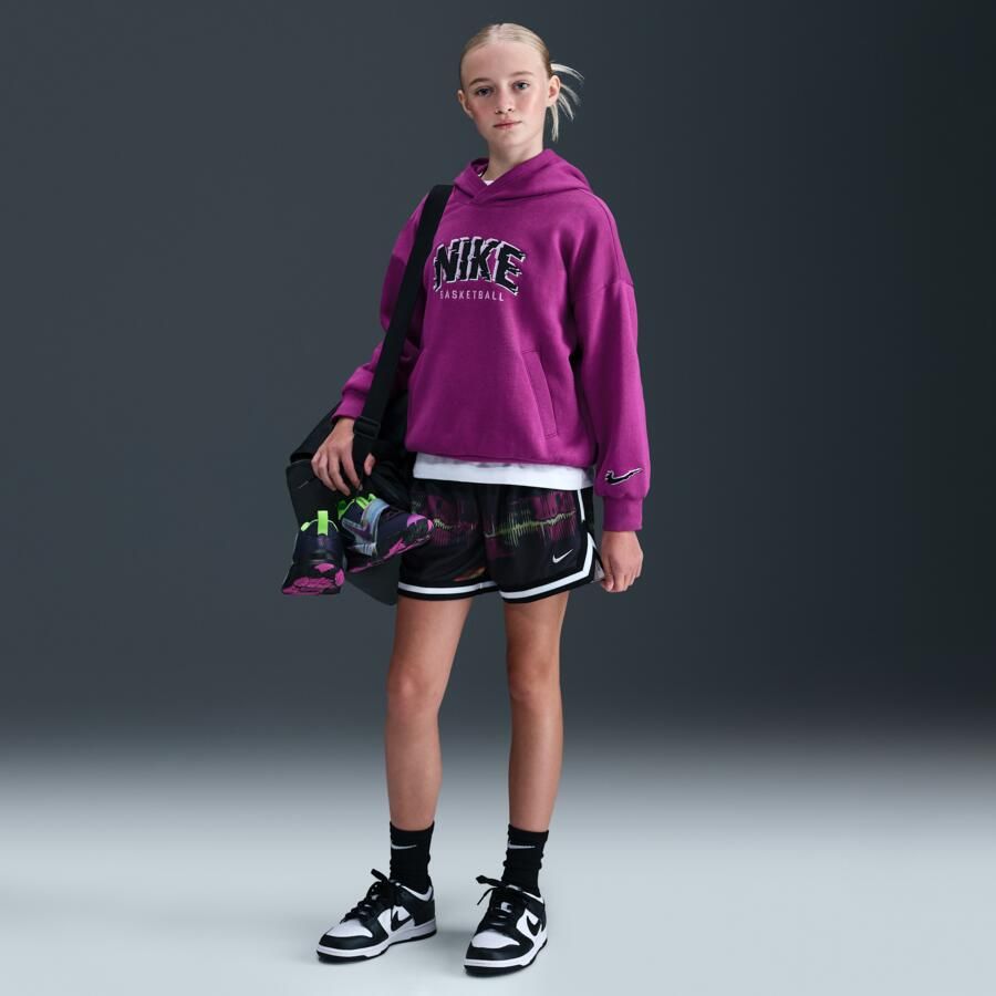 Nike DNA Dri-FIT basketbalshorts voor jongens (13 cm) Groen - Foto 4