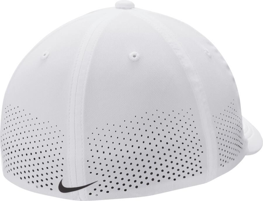 Nike Dri-FIT ADV Rise gestructureerde SwooshFlex pet Wit - Foto 3