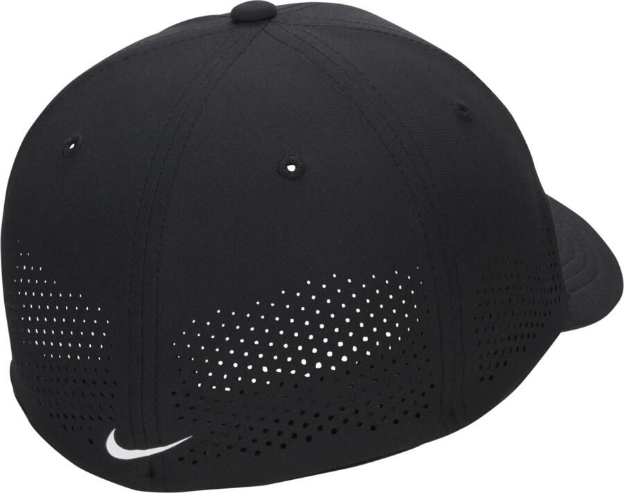 Nike Dri-FIT ADV Rise gestructureerde SwooshFlex pet Zwart - Foto 2