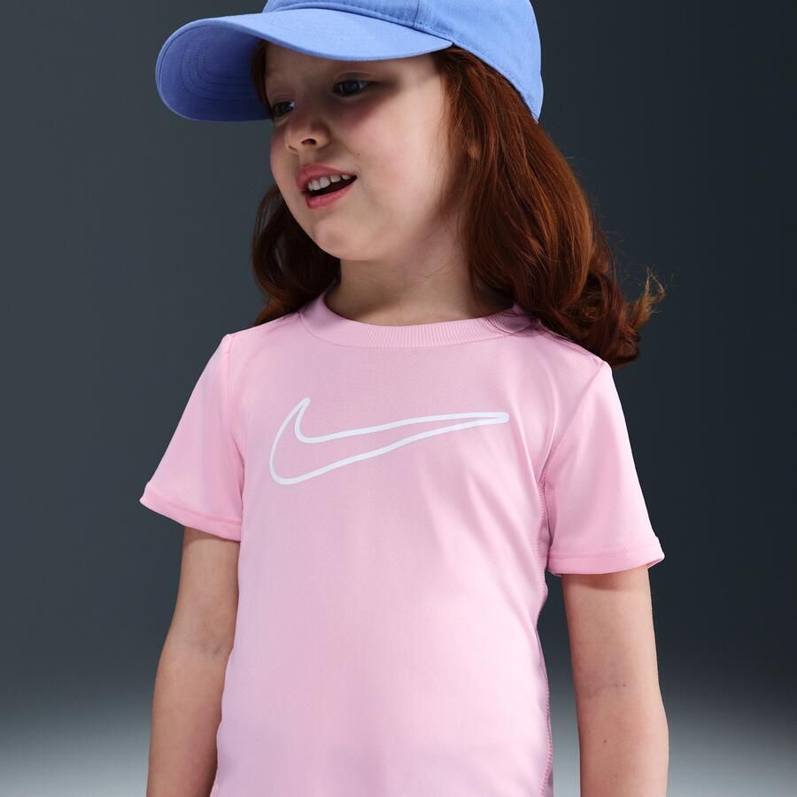 Nike Dri-FIT All Day Play T-shirt voor peuters Roze - Foto 4