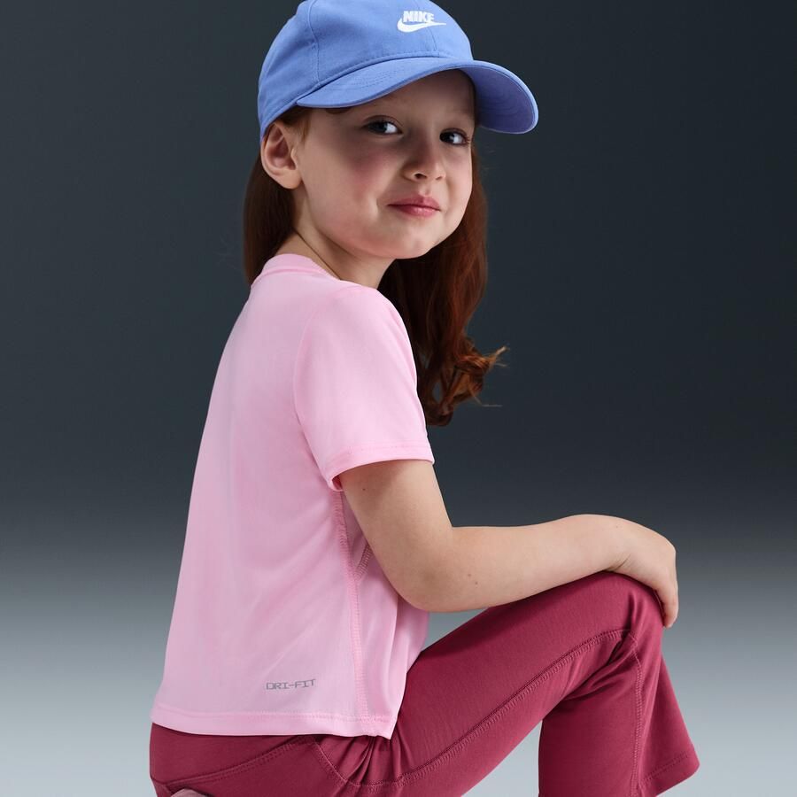 Nike Dri-FIT All Day Play T-shirt voor peuters Roze