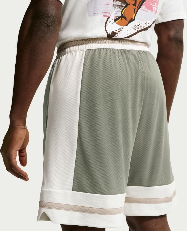 Nike Dri-FIT basketbalshorts voor heren (21 cm) Grijs - Foto 2