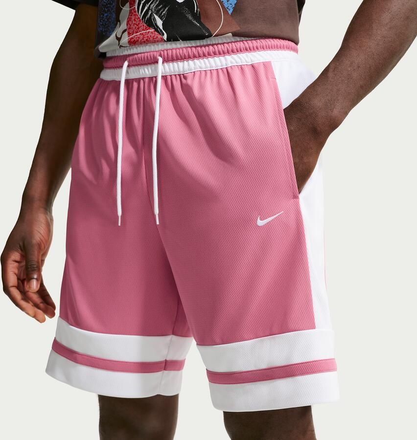 Nike Dri-FIT basketbalshorts voor heren (21 cm) Roze - Foto 2