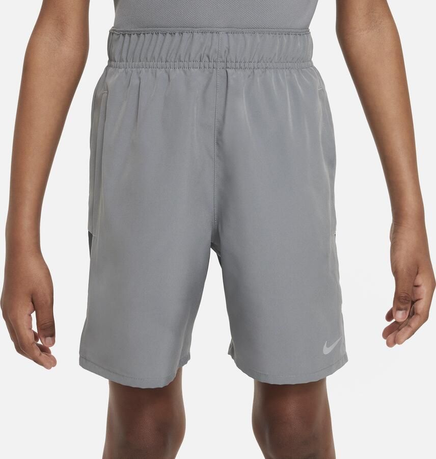 Nike Dri-FIT Challenger trainingsshorts voor jongens Grijs - Foto 4