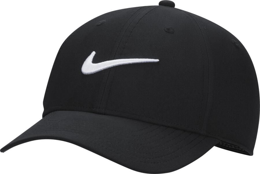 Nike Dri-FIT Club gestructureerde Swoosh pet Zwart