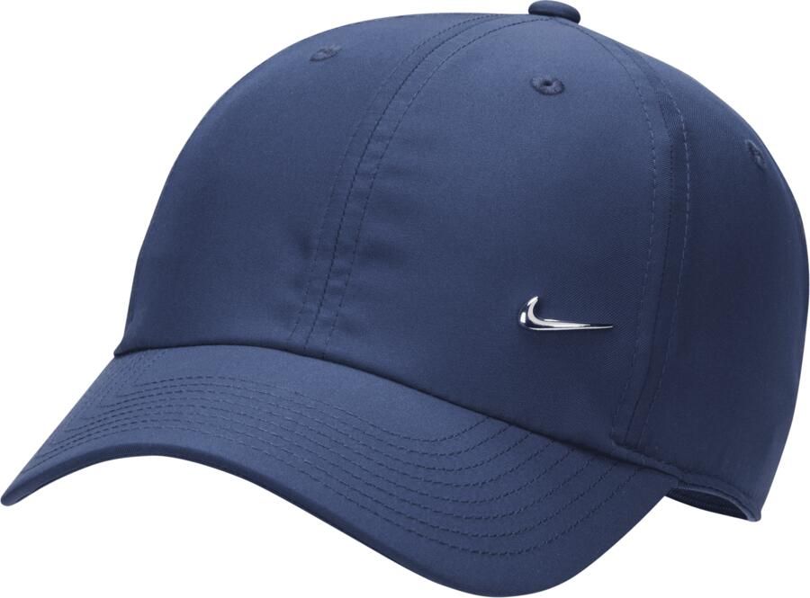 Nike Dri-FIT Club ongestructureerde pet met metalen Swoosh Blauw