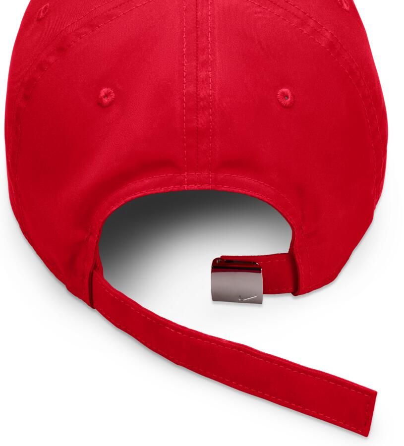 Nike Dri-FIT Club ongestructureerde pet met metalen Swoosh Rood - Foto 3