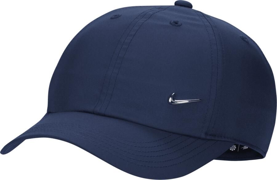 Nike Dri-FIT Club ongestructureerde pet met metalen Swoosh voor kids Blauw