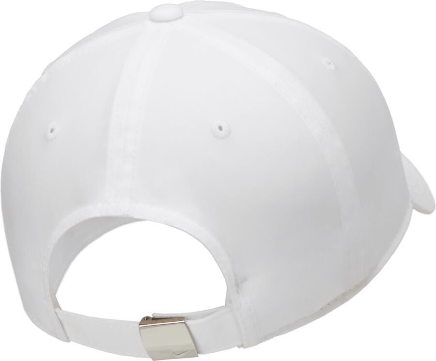 Nike Dri-FIT Club ongestructureerde pet met metalen Swoosh Wit - Foto 2