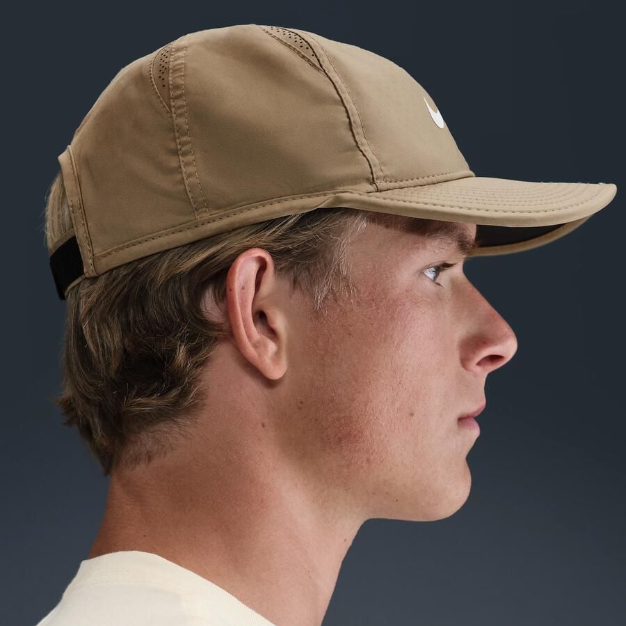 Nike Dri-FIT Club ongestructureerde vederlichte pet Bruin - Foto 3